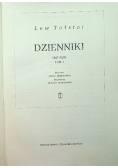 Tołstoj Dzienniki Tom I