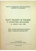 Elity władzy w Polsce a struktura społeczna
