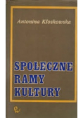 Społeczne ramy kultury