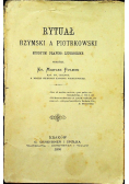 Rytuał rzymski a piotrkowski 1896 r