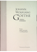 Goethe Dzieła Wybrane Poezje pisma estetyczne i autobiograficzne