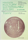 Historia kultury materialnej polski, Tom V