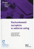 Rachunkowość zarządcza w sektorze usług