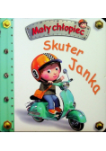 Mały chłopiec. Skuter Janka