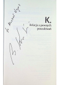 K Relacja z pewnych poszukiwań
