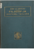 Filozofja systemu Taylora 1926 r.