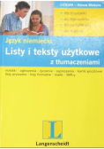 Listy i teksty użytkowe z tlumaczeniami