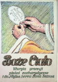 Boże ciało liturgia procesji pieśni eucharystyczne i do Najśw. Serca Pana Jezusa