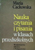 Nauka czytania i pisania w klasach przedszkolnych
