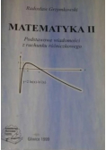 Matematyka II Podstawowe wiadomości z rachunku różniczkowego