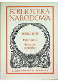 Wybór poezji Misterium niedzielne