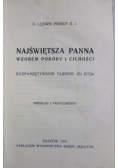 Najświętsza Panna wzorem pokory i cichości 1934 r.