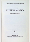 Kultura masowa