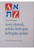 Nowy słownik polsko - hebrajski hebrajsko - polski