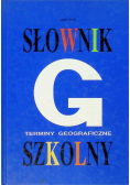 Słownik szkolny Terminy geograficzne
