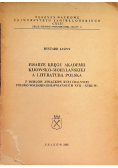 Pisarze kręgu akademii kijowsko-mohylańskiej a literatura Polska