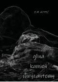 Glina, kamień, chryzantemy