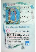 Officium divinum de tempore w rękopiśmiennych antyforach zakonów benedyktyńskich w Polsce