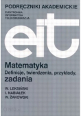Matematyka definicje, twierdzenia, przykłady, zadania