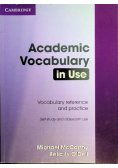 Academic Vocabulary in use