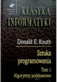 Sztuka programowania Tom 1 algorytmy podstawowe