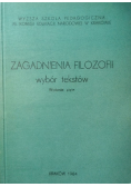 Zagadnienia filozofii wybór tekstów