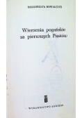 Wierzenia pogańskie za pierwszych Piastów