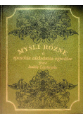 Myśli różne o sposobie zakładania ogrodów przez Izabelę Czartoryską