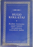Rozbiór krytyczny zasad historii początkowej wszystkich ludów