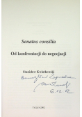 Senatus consilia. Od konfrontacji do negocjacji