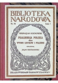 Psalmodja Polska oraz wybór liryków i fraszek 1926 r.