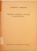 Teoria miary i całki Lebesguea