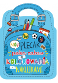 Mój plecak pełen zabaw do kolorowania z naklejkami