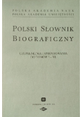 Polski Słownik biograficzny Uzupełnienia i sprostowania do Tomów I do XL