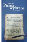 Tajber Pisma wybrane Tom I