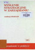 Myślenie strategiczne w zarządzaniu