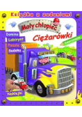 Mały chłopiec. Książka z zadaniami. Ciężarówki