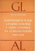 Kalendarium walk Gwardii Ludowej i Armii Ludowej na Lubelszczyźnie 1942-1944