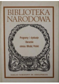 Programy i dyskusje literackie okresu Młodej Polski
