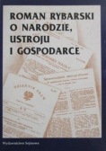 O narodzie, ustroju i gospodarce