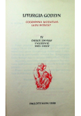 Liturgia godzin IV okres zwykły tygodnie XVIII - XXXIV