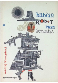 Babcia robot przy kominku