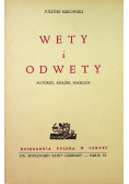 Wety i odwety