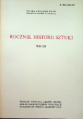 Rocznik Historii Sztuki Tom XII