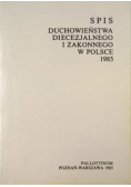 Spis duchowieństwa diecezjalnego i zakonnego w Polsce 1985