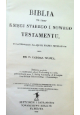 Biblia to jest księgi starego i nowego testamentu