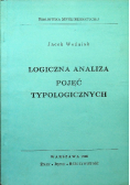 Logiczna analiza pojęć typologicznych