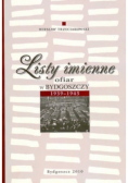 Listy imienne ofiar w Bydgoszczy 1939- 1945