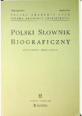 Polski Słownik Biograficzny. Tom XLVIII / 4, zeszyt 199