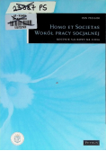 Homo et societas Wokół pracy socjalnej